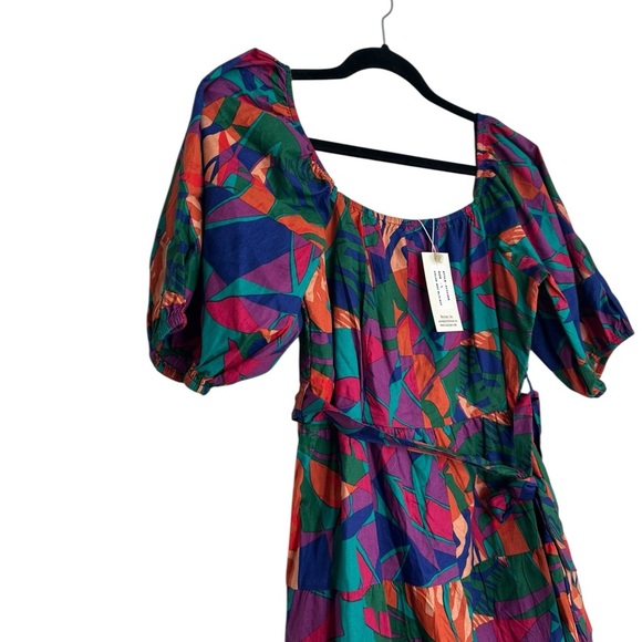 Anthropologie Colorful Geometric Mini Dress - Picture 6 of 11